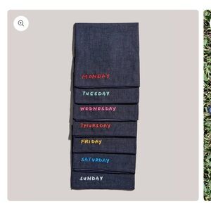 Colorful Day-of-the-Week Napkins